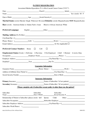 Associated Medical Specialists, PA d/b/a Coastal Cancer ...