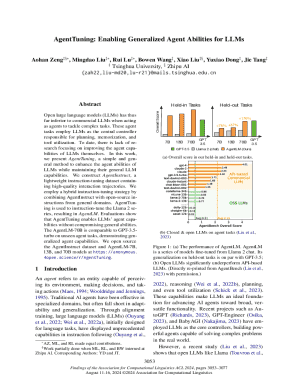 AgentTuning: Enabling Generalized Agent Abilities for LLMs