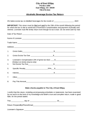 Chapter 6 - ALCOHOLIC BEVERAGESEllijay, GA