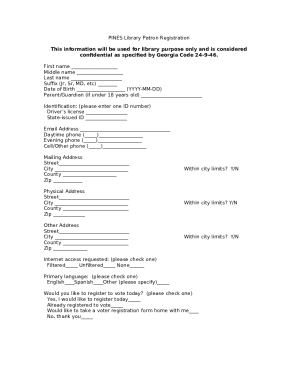 Confidentiality PINES Documentation