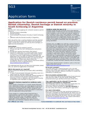 The Danish Immigration Service application form guide to ...