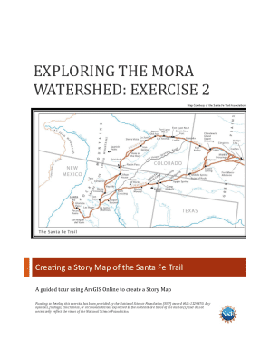 Exploring the Mora Watershed. Creating a Story Map of the Santa Fe Trail