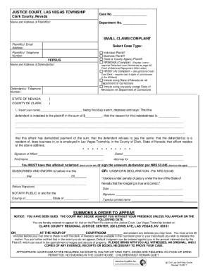 North Las Vegas Justice Court Local Rules. ...
