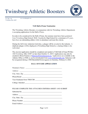 Twinsburg Athletic Boosters Sponsors