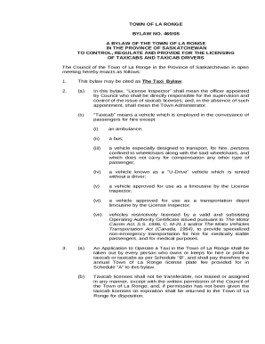 La Ronge - Business Bylaw &amp; Information