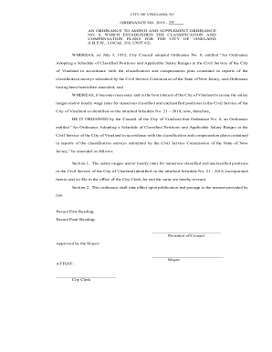 City of Vineland, NJ Disposition List