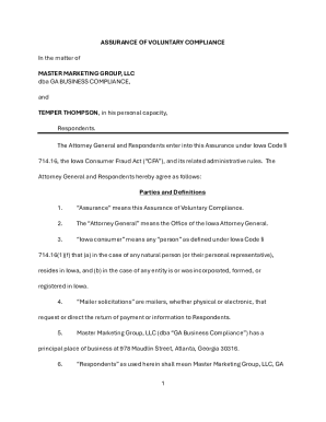 ASSURANCE OF VOLUNTARY COMPLIANCE This ... - NJ.gov