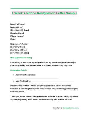 1-Weeks-Notice-Resignation-Letter- ...