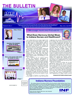 an official publication of the Indiana State Nurses' Association