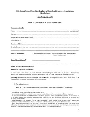 Malta Business Registry Form Download