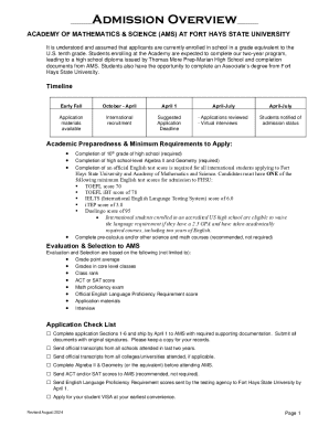 Fillable Online Fort Hays State UniversityKansas ...