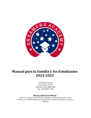 Manual para la familia y los estudiantes