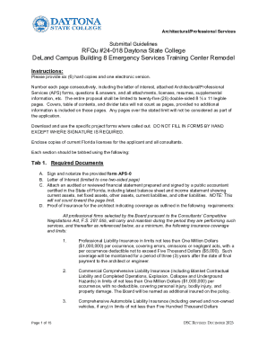 RFQu #24-018 Daytona State College DeLand Campus ...