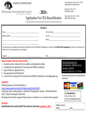 Tamara Schoenholz CRA, OCT-C, FOPS