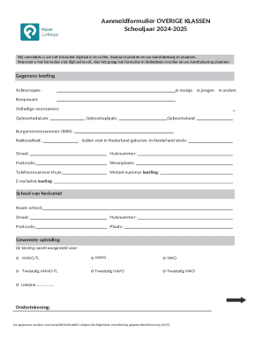 Achternaam:o meisjeo jongeno anders