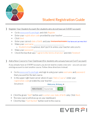 How To Register for EVERFI Lessons Using a Class Code