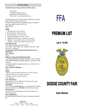 Goats Penned by 7:00 p