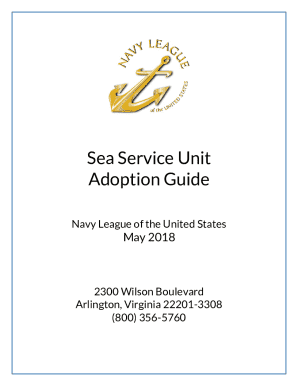 Sea Service Adoption Excellence Award Questionnaire ( ...