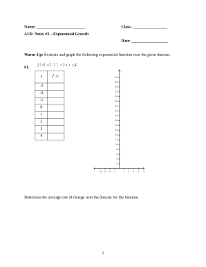 Graphing Exponential Functions With e, Transformations ...