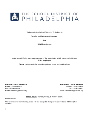 Employee BenefitsSchool District of Philadelphia