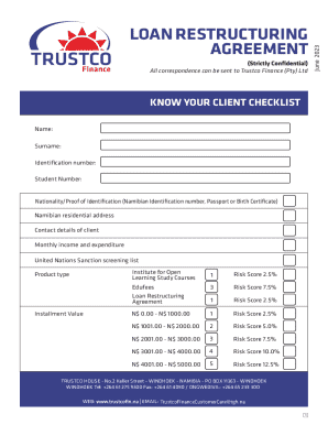 KNOW YOUR CLIENT INFORMATION