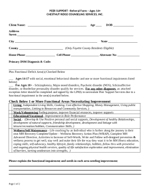 peer referral form