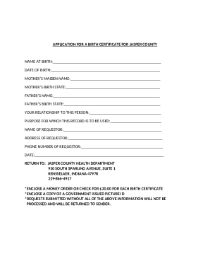 SIGN AND DATE THE APPLICATION ... - Jasper County Texas