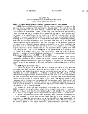 IAC 3/10/10 Revenue701 Ch 71, p.1 CHAPTER ...