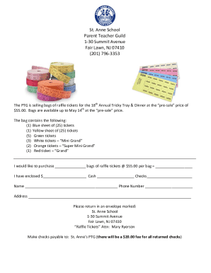 St. Anne School Parent Teacher Guild 1-30 Summit Avenue ...