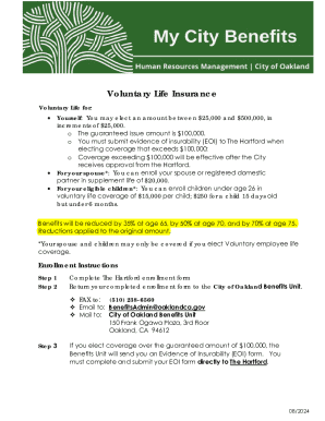 VOLUNTARY LIFE AND AD&amp;D INSURANCE