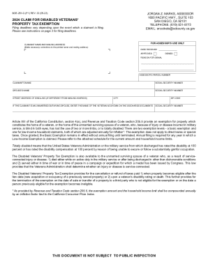 Sample Only Contact Assessor for Actual Form