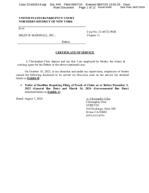 Case No. 23-60723-PGR MILES B. MARSHALL, INC ... - Stretto