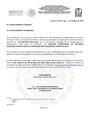 Acuerdo por el que se establece el Comit de Adquisiciones ...