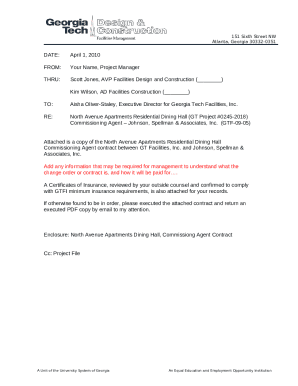 GTFI Contract Routing Form - Infrastructure and Sustainability