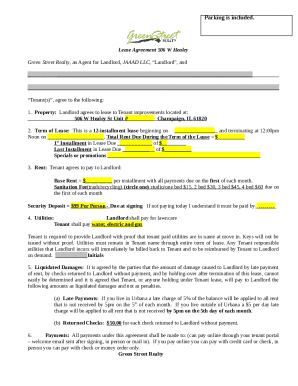 Lease Agreement 506 W Healey