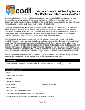 Mayor's Council on Disability Issues Seeks New Members