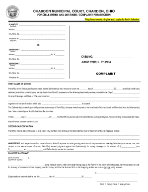 chardon municipal court small claims ...