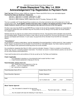 8th Grade Disneyland Trip 2025Updated with Flight Details
