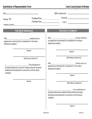 Substitution of Representation Form