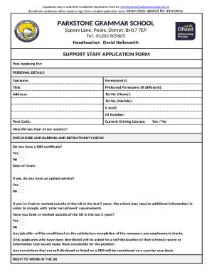 Learning Support Mentor - Parkstone Grammar School