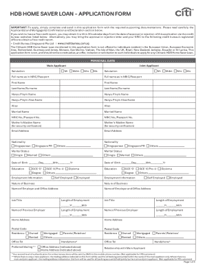 Application for an HDB Flat Eligibility (HFE) Letter