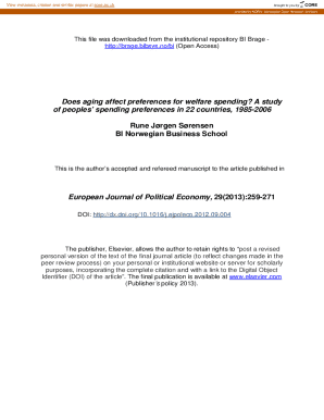 Does aging affect preferences for welfare spending