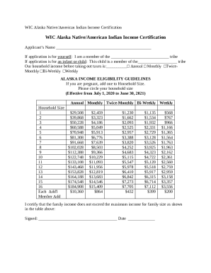 WIC Participant Forms - Alaska Department of Health