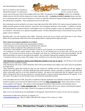 Annual Miss Oktoberfest and Little ...