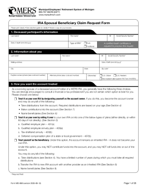 Reimbursement Claim Form - MERS