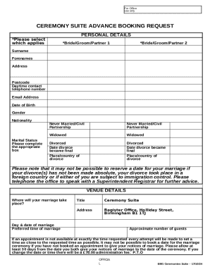 Book a ceremony at Birmingham Register Office