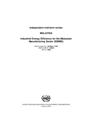 Independent mid-term review MALAYSIA Industrial Energy ...