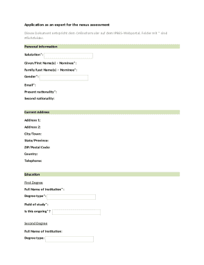 Form preview