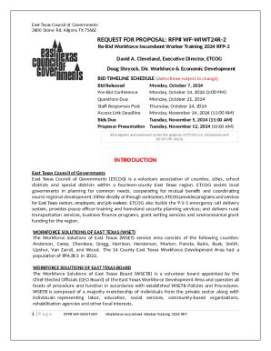 REQUEST FOR PROPOSAL: RFP# WF-WIWT24R-2