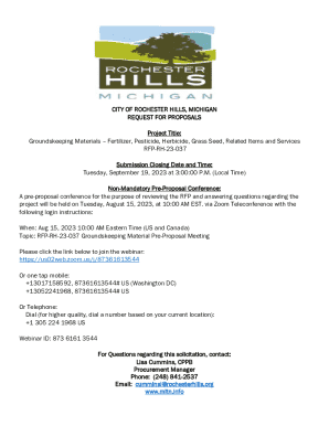 Groundskeeping Services And Staffing Study